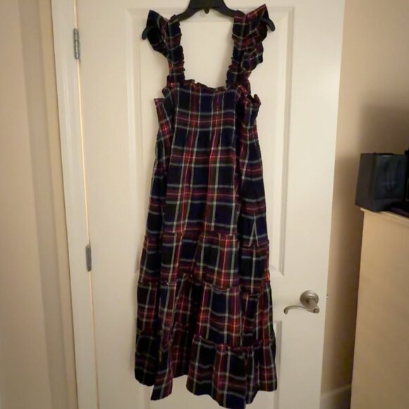 Hill House Home Ellie Nap Dress in Tartan - Picture 3 of 4
